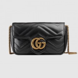 GG Marmont matelassé leather super mini bag  476433 DTDCT 1000