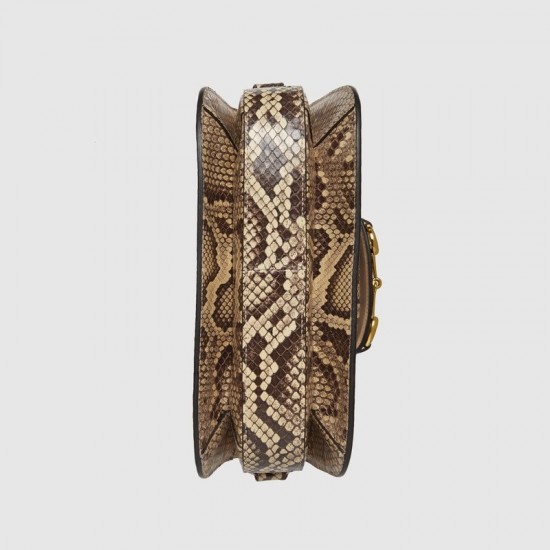 Gucci Horsebit 1955 python small shoulder bag 602204 EZ60G 9528
