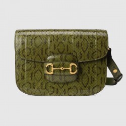 Gucci Horsebit 1955 snakeskin shoulder bag 602204 L1G0G 2476