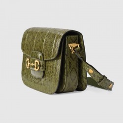 Gucci Horsebit 1955 snakeskin shoulder bag 602204 L1G0G 2476