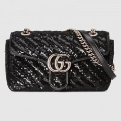 GG Marmont small sequin shoulder bag 443497 9SYWP 1000