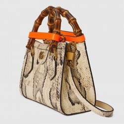 Gucci Diana mini python tote bag 655661 LU3ZT 9561