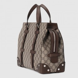 GG tote with leather details 643814 92TDN 8358