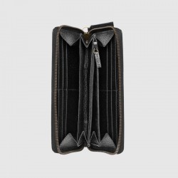 Animalier leather zip around wallet  523667 DJ20T 1000