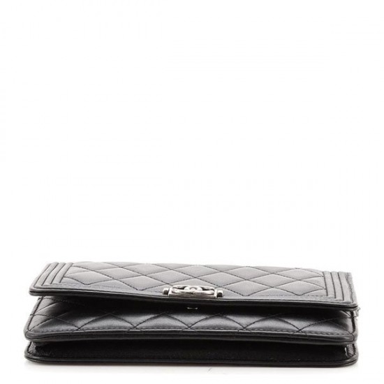 Boy Wallet on Chain Quilted Lambskin [CC-BWCQL-46]