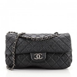CC Soft Flap Bag Quilted Distressed Calfskin Large [CC-SFBQDCL-74]
