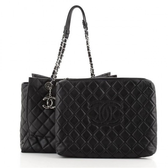 Chic and Soft Shopping Tote Quilted Calfskin Large [CC-CSSTQCL-60]
