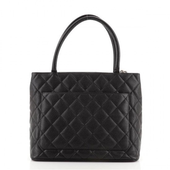 Medallion Tote Quilted Caviar [CC-MTQC-24]
