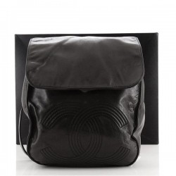 Vintage CC Flap Backpack Leather Medium [CC-VFBLM-215]