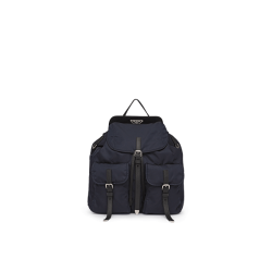 Nylon and Saffiano Leather Backpack [PR-NSLB-1030327]