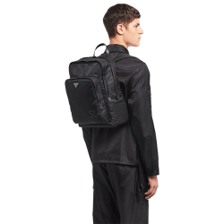 Re-Nylon and Saffiano leather backpack [PR-RNS-1030378]