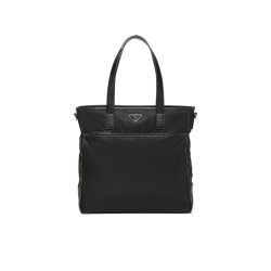 Saffiano leather and nylon tote bag [PR-S-1030347]