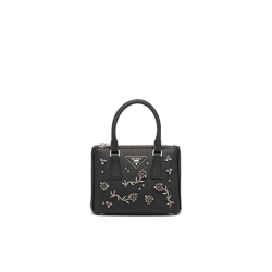 Small Prada Galleria bag with appliques [PR-SPG-1030257]